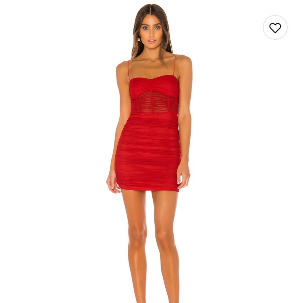 WORN ONCE Superdown Kambella Ruched minidress XS